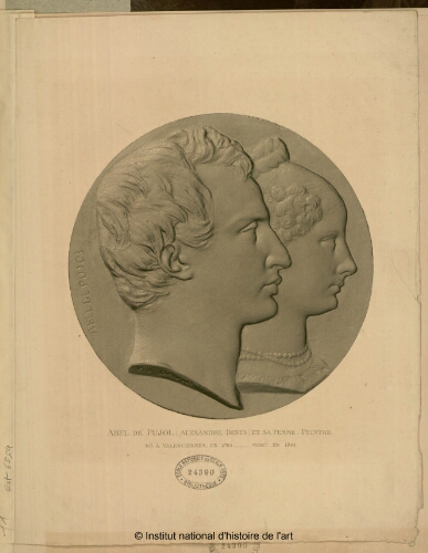Abel de Pujol (Alexandre Denis) et sa femme, peintre, né à Valenciennes en 1785, mort en 1861