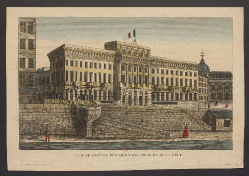 Vue de l'Hôtel des Monnaies prise du Pont Neuf