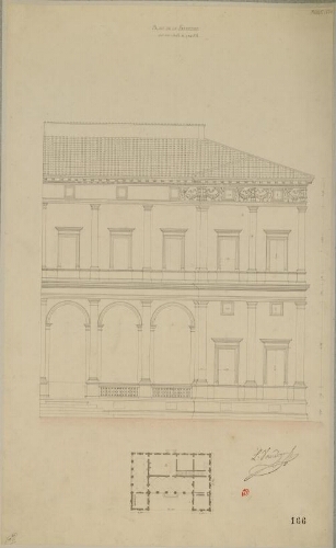 Rome 1830, Palais de la Farnésine