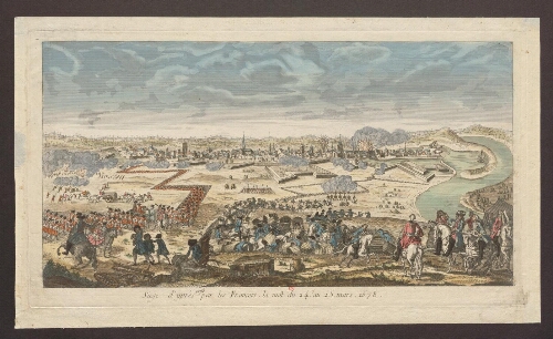 Siège d'Ypres prise par les François, la nuit du 24 au 25 mars 1678