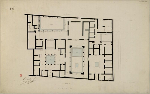 Pompeia 1830, Maisons découvertes en 1828