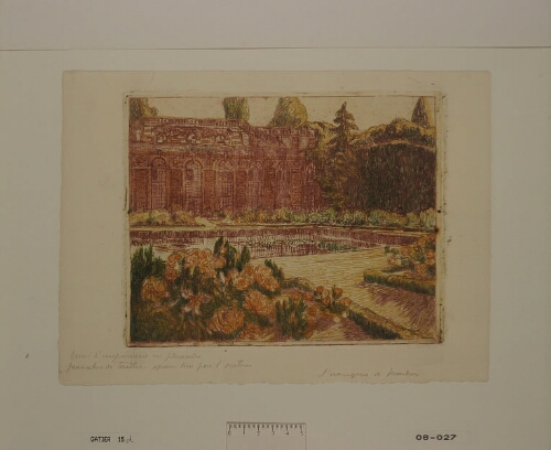 L'Orangerie de Meudon (épreuve d)