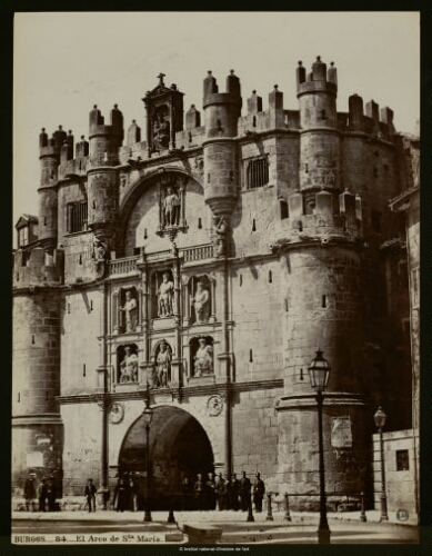 Burgos. El arco de Sta Maria