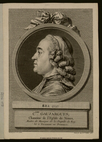 Charles Gauzargues, chanoine de l'Eglise de Nîmes, maître de Musique de la Chapelle du Roy [...]