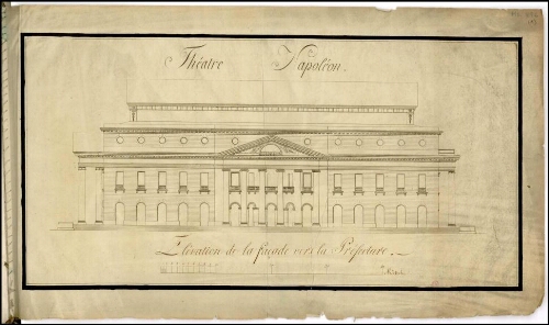Théâtre Napoléon de la Ville de Strasbourg, d'après le projet de M. Robin