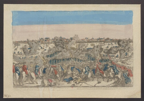 Bataille gagnée par l'Armée Espagnol, aux ordres de Monsieur le Comte d'Aranda sur les Portugais et la prise de la ville de Salvaterra le 16 septembre 1762