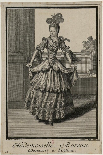 Mademoiselle Moreau, dansant à l'Opéra