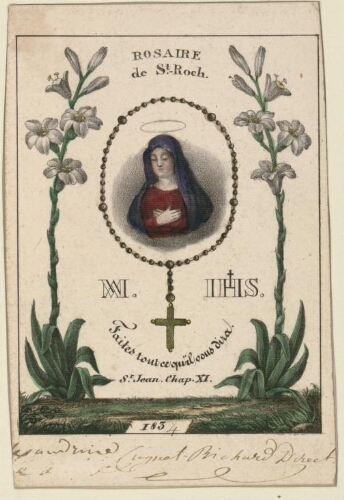 [Sainte Vierge (Rosaire), Paris, Église Saint-Roch (?)]