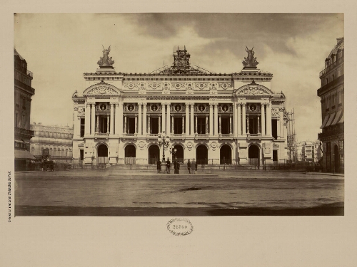 [Paris, Opéra Garnier, construction]