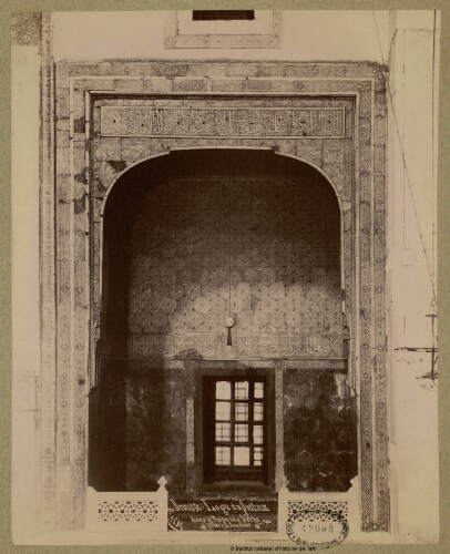 Brousse, loge du Sultan dans la Mosquée Verte, 1894