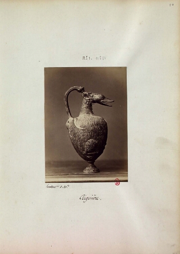 Catalogue des objets d’art antiques de la collection Prosper Biardot