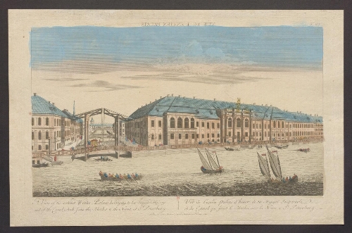 A view of the antient winter palace belonging to Her Imperial Majesty