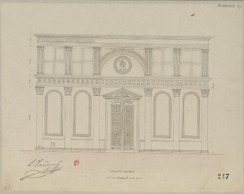 Florence 1827, chapelle dei pazzi