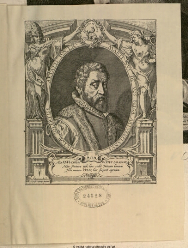Martinus de Vos Belga Antverpianus pictor solertiss aetatis suae LX