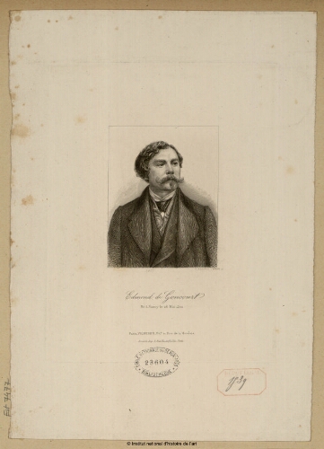Edmond de Goncourt, né à Nancy le 26 mai 1822