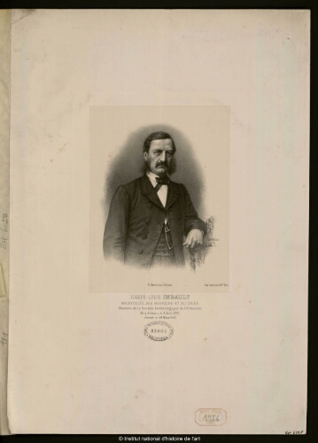 Joseph-Louis Imbault, architecte des Hospices et du Lycée, membre de la Société Archéologique de l'Orléanais [...]