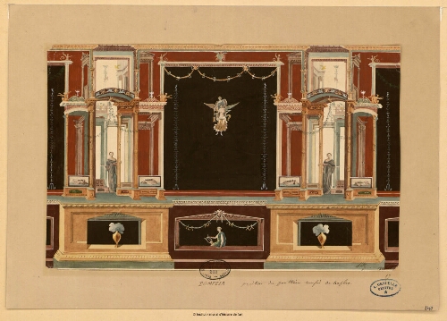 Pompéia, peinture du Panthéon, Musée de Naples