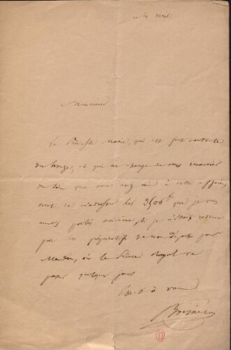 Lettres de Boissière