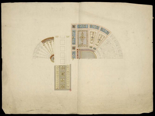 87 dessins d'architecture et décoration pour des maisons lilloises vers 1830