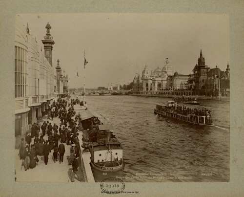 Exposition Universelle de 1900. Perspective sur les Palais des Nations prise de la Rive Droite