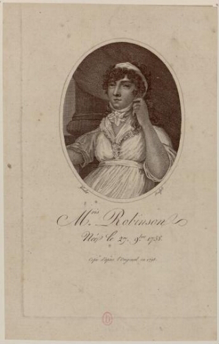 Mrs Robinson, née le 27 novembre 1758, copié d'après l'original en 1798