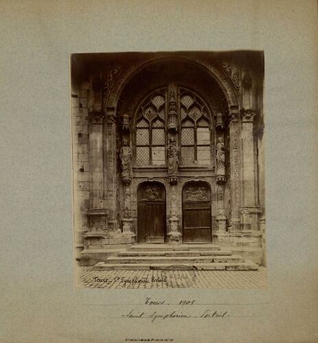 Tours, Saint Symphorien, portail