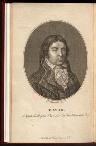 Pièces diverses sur David, membre de la Convention pour le département de Paris, peintre de l'empereur : collection historique de M. Ch. Renard