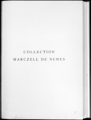 Collection Marczell de Nemes : [vente des 13 et 14 novembre 1928]