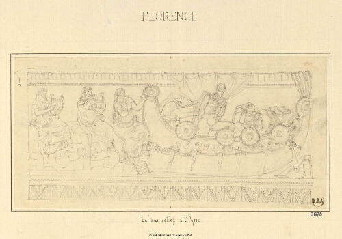 Florence, le bas-relief d'Ulysse