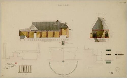 Pompeia 1828, salles de bains