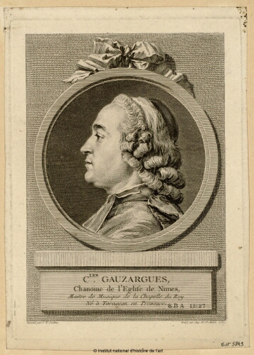 Charles Gauzargues, Chanoine de l'Eglise de Nîmes, maître de musique de la Chapelle du Roy [...]