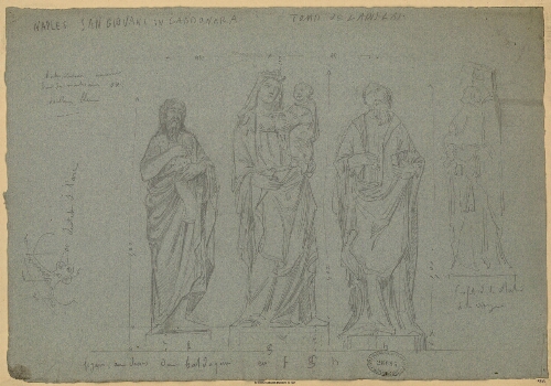Naples, San Giovanni in Carbonara, Tombeau de Ladislas [: figures]
