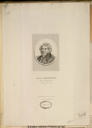 Baron J.B. Regnault, peintre académicien, né à Paris 1754, mort 1829