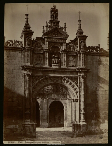 Burgos. Puerta del hospital del Rey