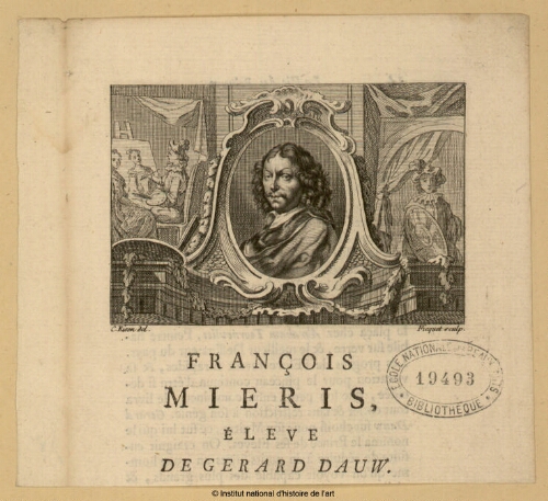François Mieris, élève de Gérard Dauw