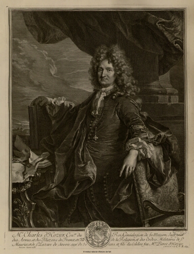 M. Charles d'Hozier, Conseiller du Roi, généalogiste de sa maison, Juge général des Armes, et des Blazons de France [...]