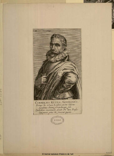 Cornelius Ketel, Goudanus, primus hic à Luca Leidano pictor habetur, Goudanus, Batavi gloria uterque soli [...]