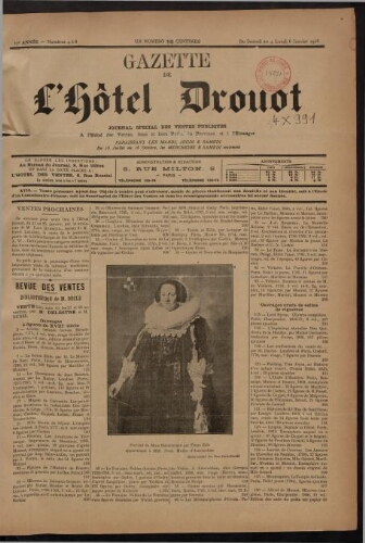 Gazette de l'Hôtel Drouot. 28 : 1908