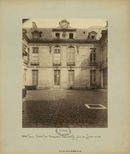 Paris, Hôtel du Marquis d'Ecquevilly, Rue de Turenne 60