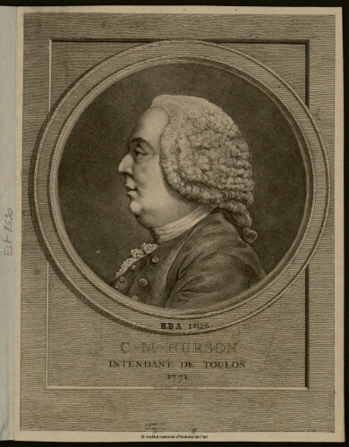 C. M. Hurson, intendant de Toulon, 1771