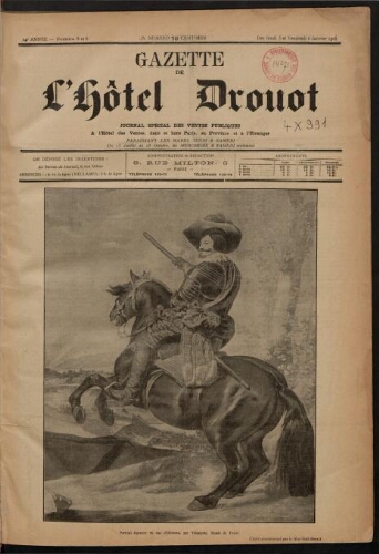Gazette de l'Hôtel Drouot. 25 : 1905