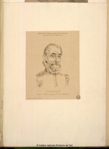 François Quesnel, d'après un dessin conservé au Cabinet des estampes
