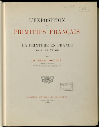 L'Exposition des Primitifs français