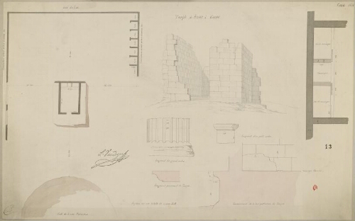 Gabie 1826, Temple de Junon à Gabie