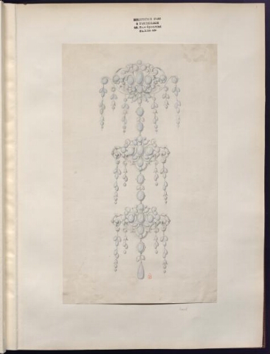 Bijouterie, dessins originaux, XIXe siècle