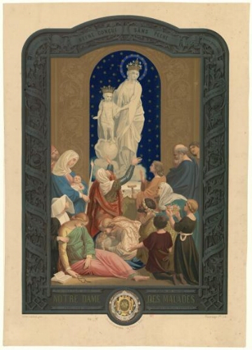 Sainte Vierge (Notre-Dame des Malades), Paris, Église Saint-Laurent]