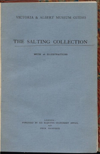 The Salting collection