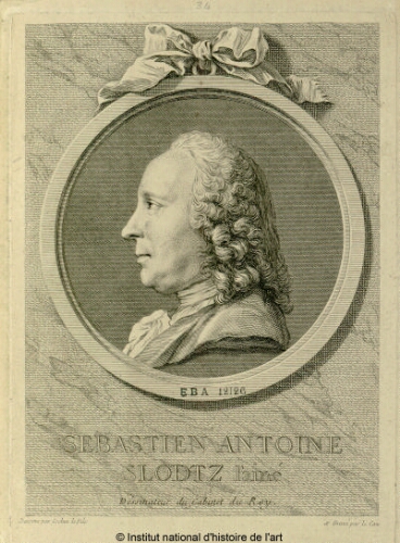 Sébastien Antoine Slodtz l'Aîné, dessinateur du Cabinet du Roy