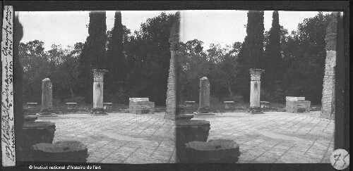 [Tivoli] Villa Hadriana. Chambre aux colonnes C de la région nord-est