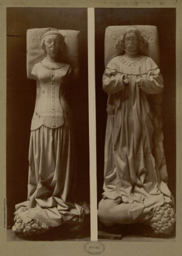 Statue de Jean Le Bon et de sa femme